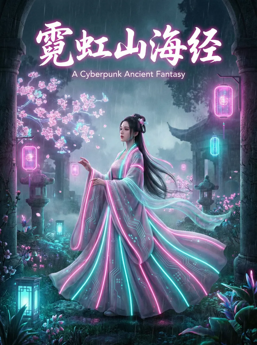 午夜dj免费观看在线视频 古风奇缘短剧 - 霓虹山海经海报